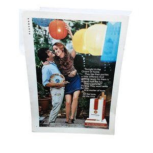 1971 Viceroy Cigarettes Orient At Home Original Print Ad vintage